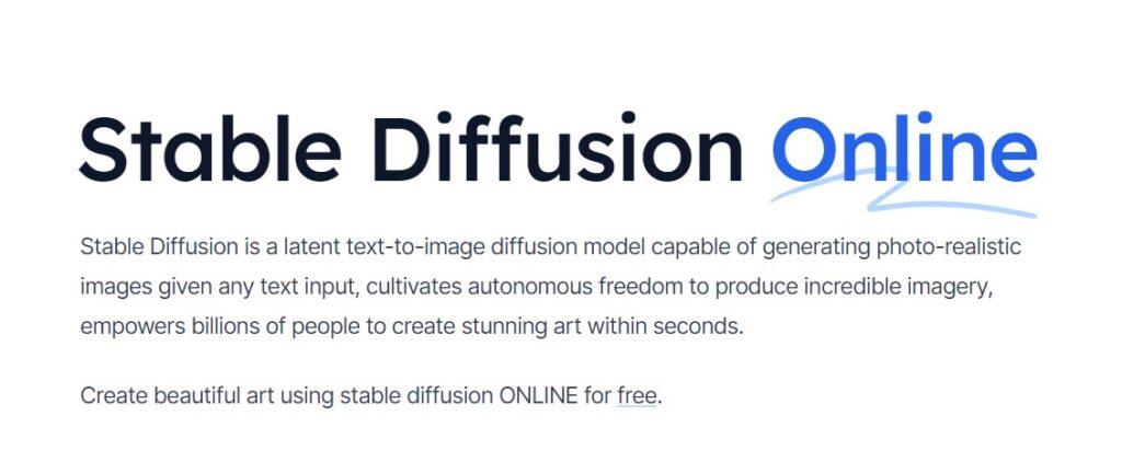 Stable diffusion