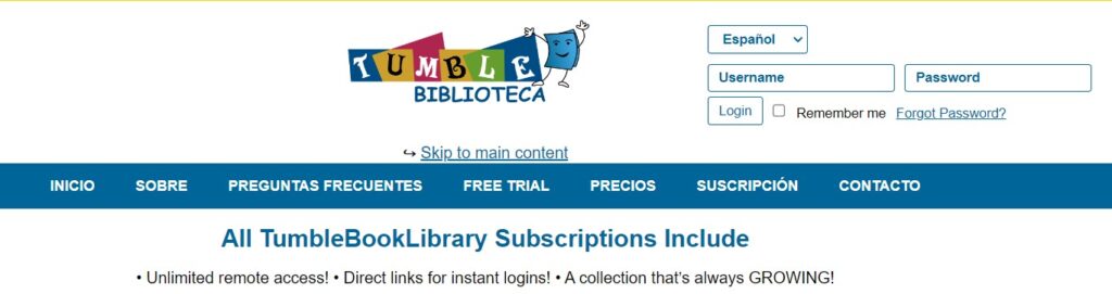 Tumble Biblioteca