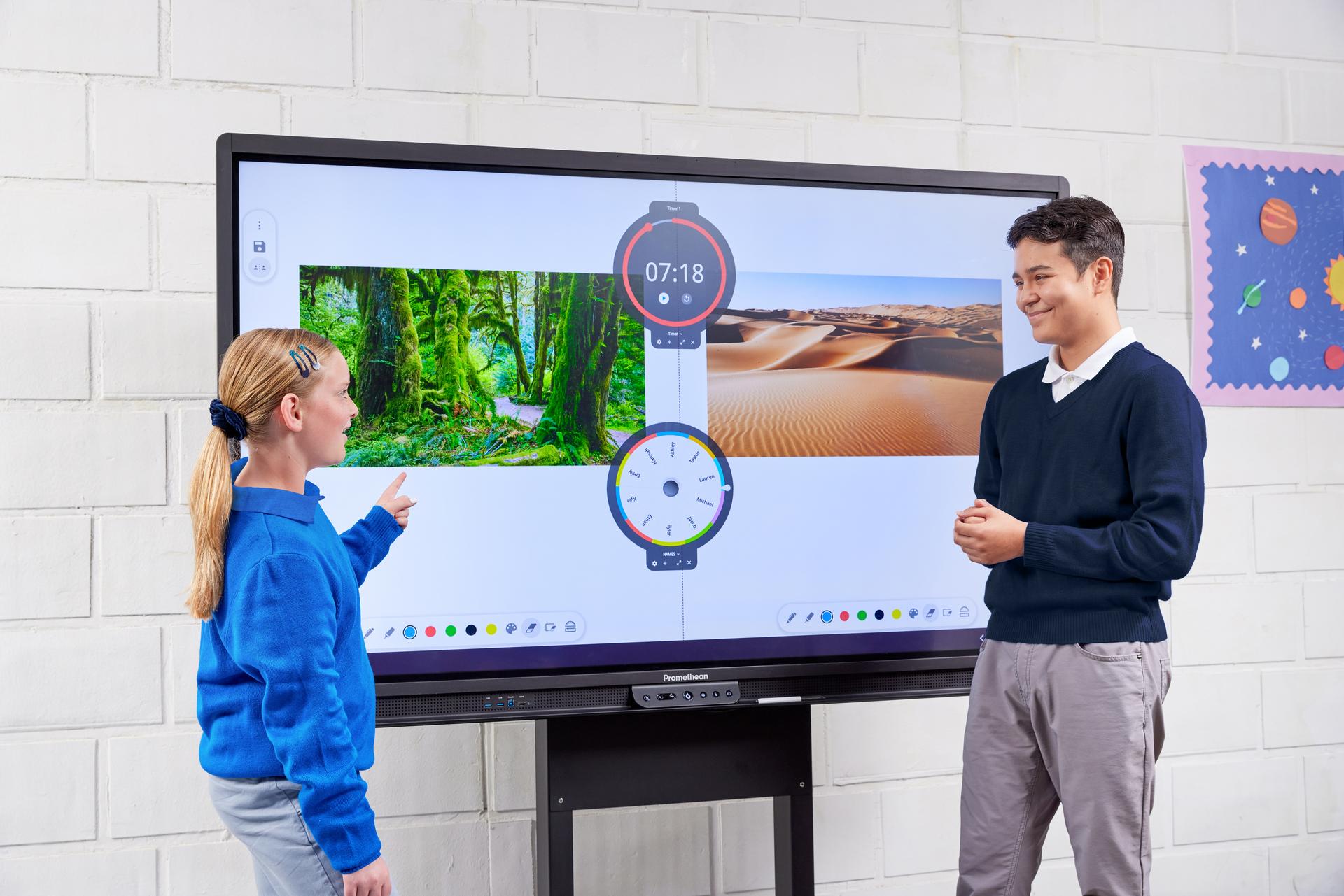 ActivPanel 9 Paneles interactivos con inicio de sesión simplificado