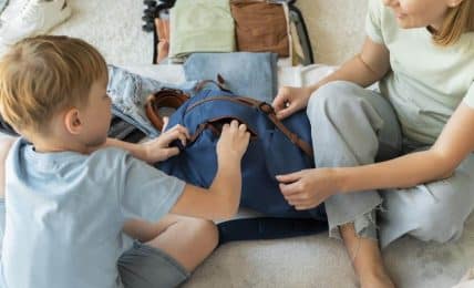 viajar niños