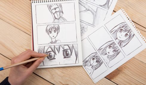 webs con dibujos de anime y manga para colorear