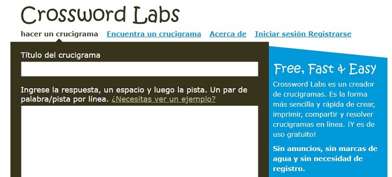 Crossword Labs