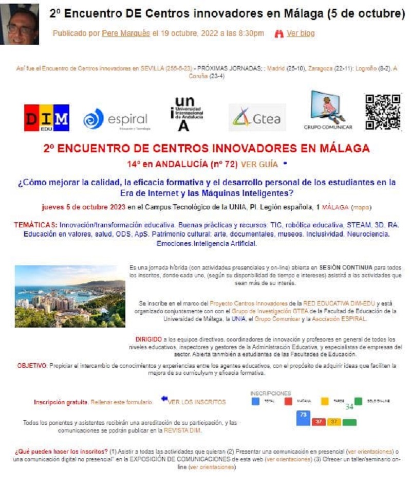 2º Encuentro de Centros innovadores en Malaga