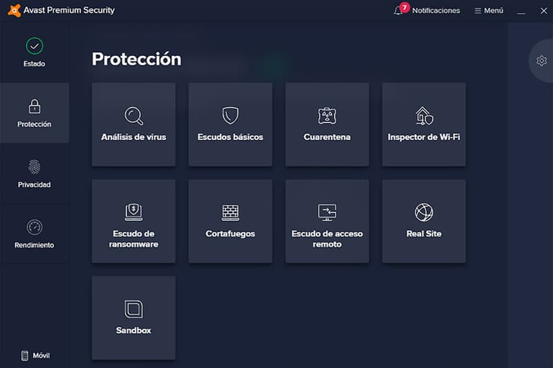 El antivirus: Avast Premium Security