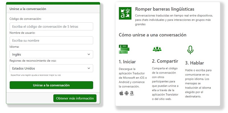 Microsoft Translator Traductores Online Gratuitos