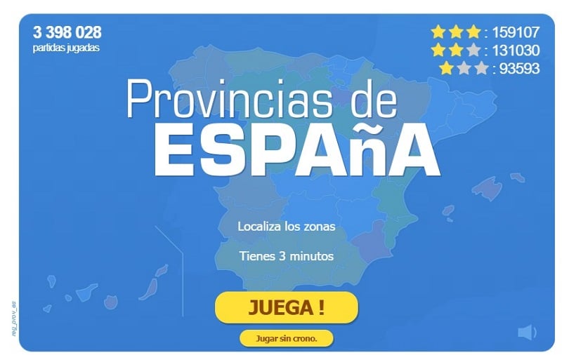 Mapa Aprender Provincias