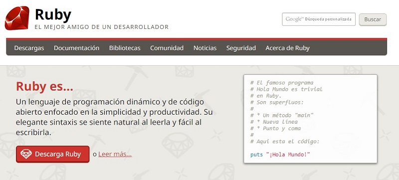 ruby programación fácil
