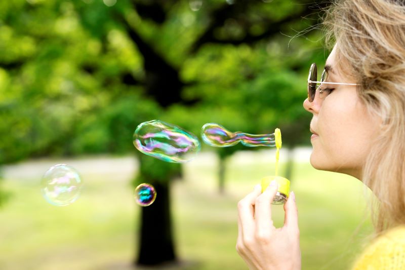 burbuja experimentos para niños