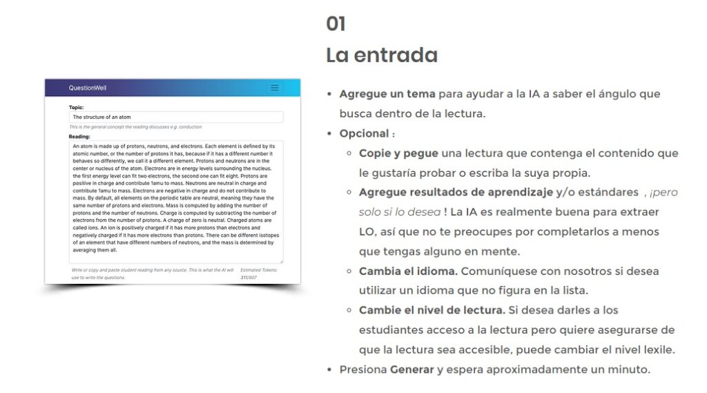 QuestionWell- herramientas gratis IA para docentes