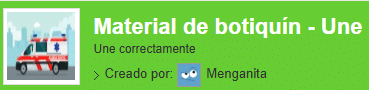 material de botiquín