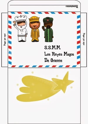 plantillas cartas reyes magos