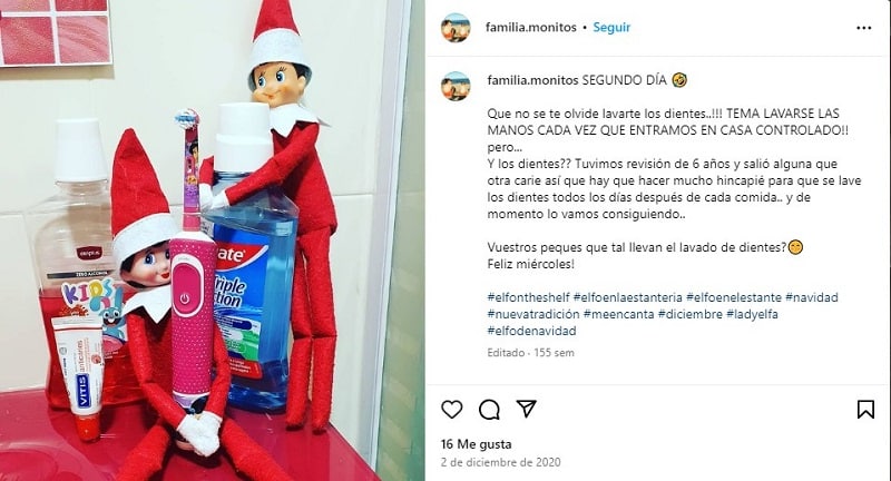 Elf on the Shelf: los más pequeños aprenden acciones cotidianas