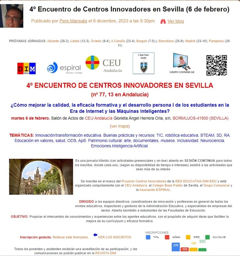 Eventos educativos de febrero de 2024