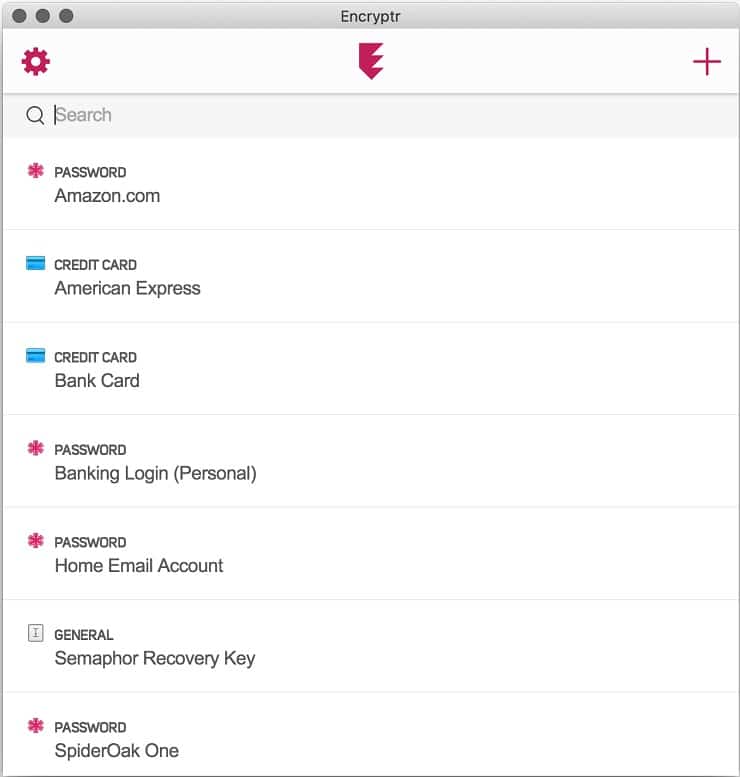 Encryptr- mejores gestores de contraseñas gratuitos