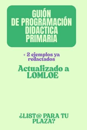 GUIÓN PRACTICO ELABORAR PROGRAMACIÓN DIDÁCTICA Y UNIDAD DIDÁCTICA