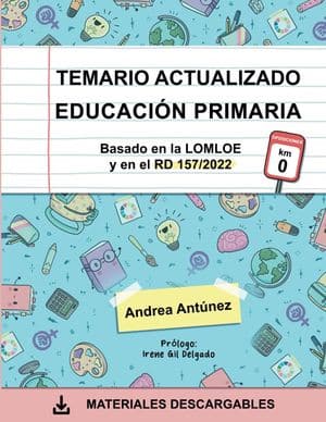 TEMARIO ACTUALIZADO EDUCACIÓN PRIMARIA