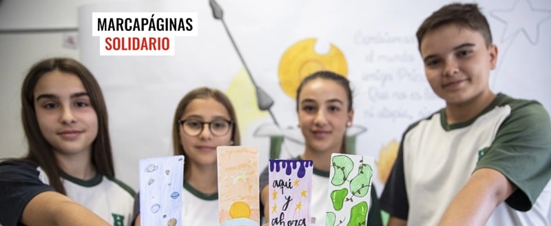 Marcapáginas solidarios