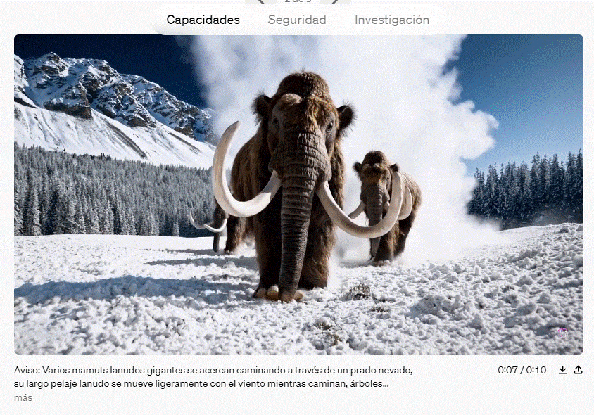 Todo acerca de Sora, la nueva IA que genera vídeos muy realistas