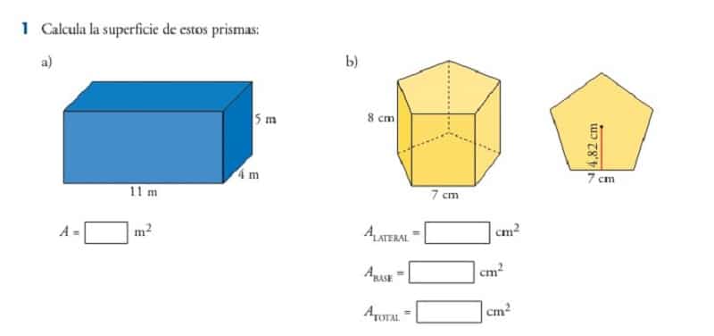 Ejercicios De Cuerpos Geométricos