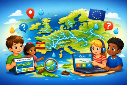 juegos interactivos para aprender los ríos de España y Europa
