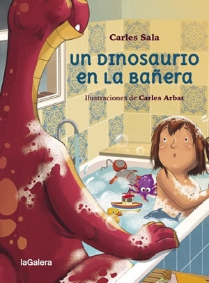 Un dinosaurio en la bañera 