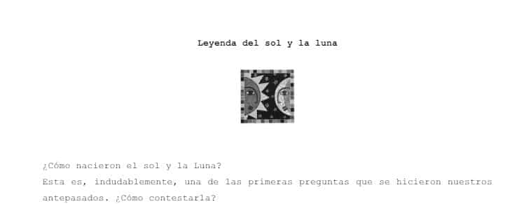 leyendas cortas infantiles