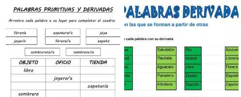 palabras derivadas pinterest
