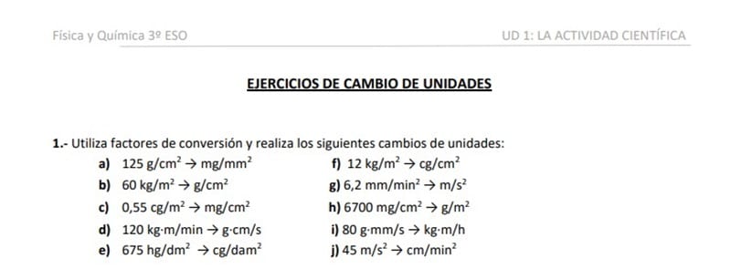 Recursos Para Practicar El Cambio De Unidades (Longitud, Masa, Velocidad..)