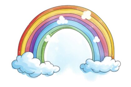 arcoíris para colorear