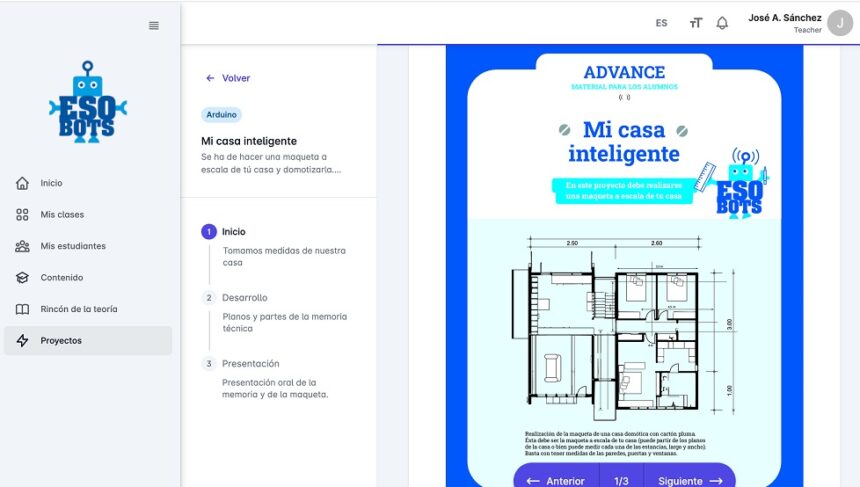 plataforma de robótica Esobots