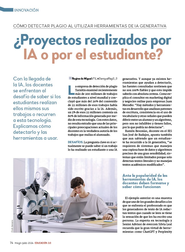 ¿Trabajos realizados por IA o por el estudiante? 