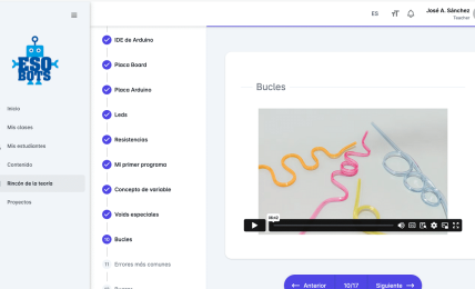 plataforma de robótica esobots