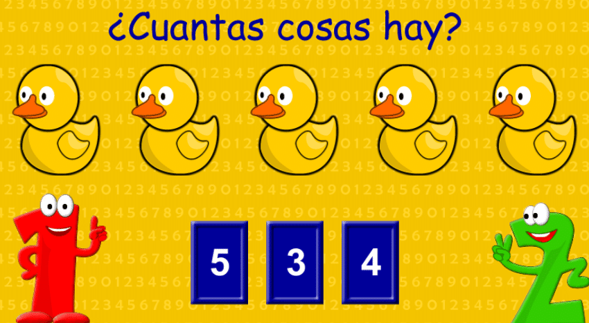 cuantas cosas hay. Juegos con números