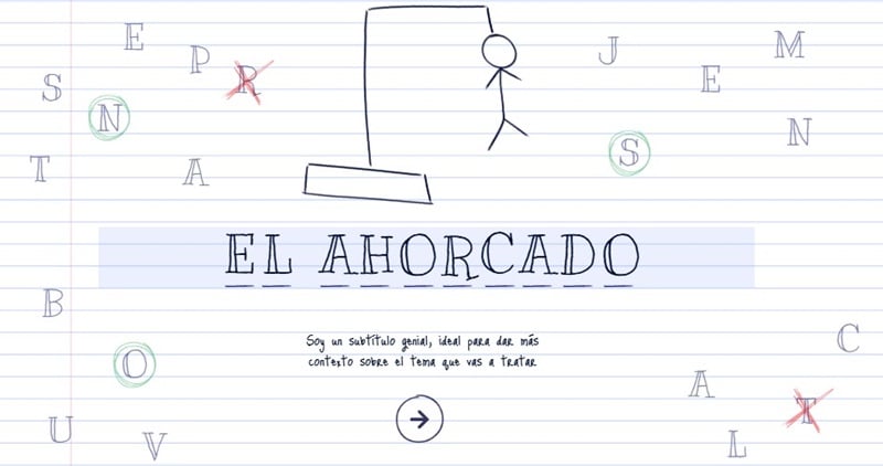 Cómo hacer tu propio juego del ahorcado