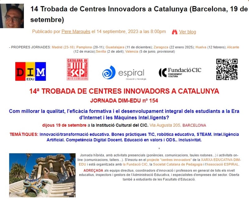  Eventos educativos de septiembre de 2024