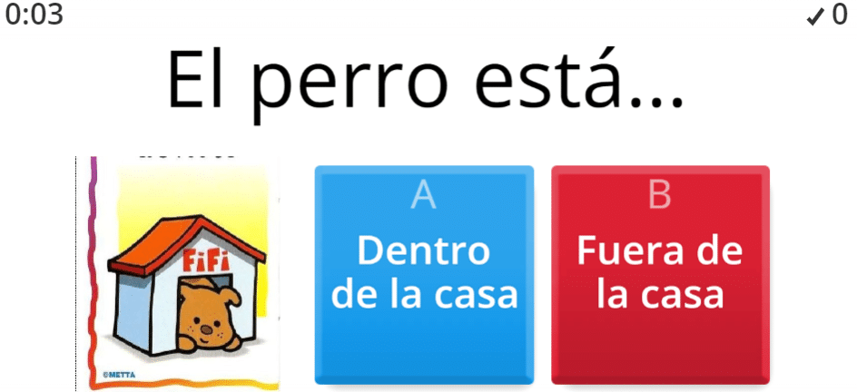 wordwall orientación espacial