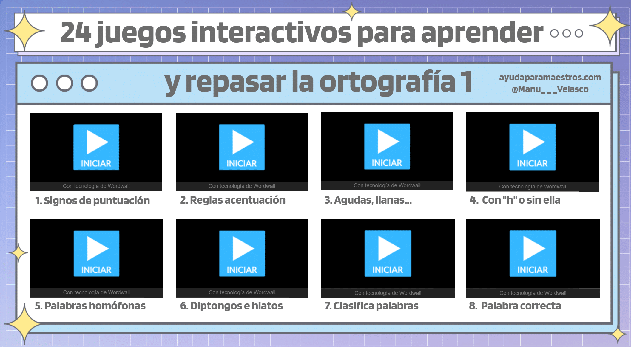 24 juegos interactivos para aprender