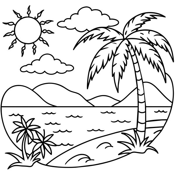 dibujos de verano
