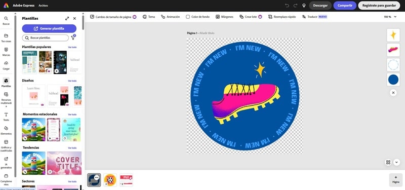 adobe diseñar logos gratis