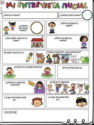 fichas vuelta al cole