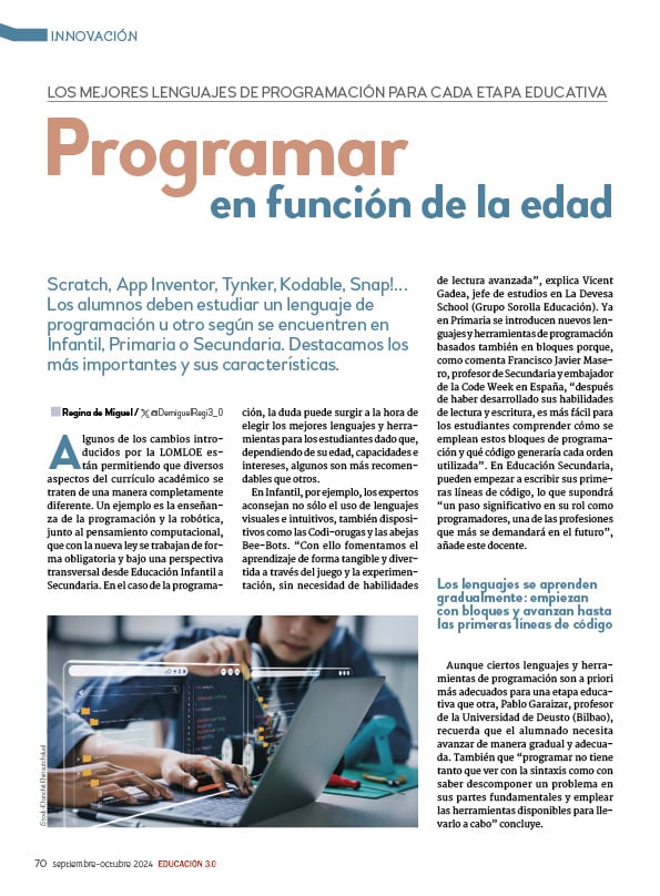 Programar en función de la edad