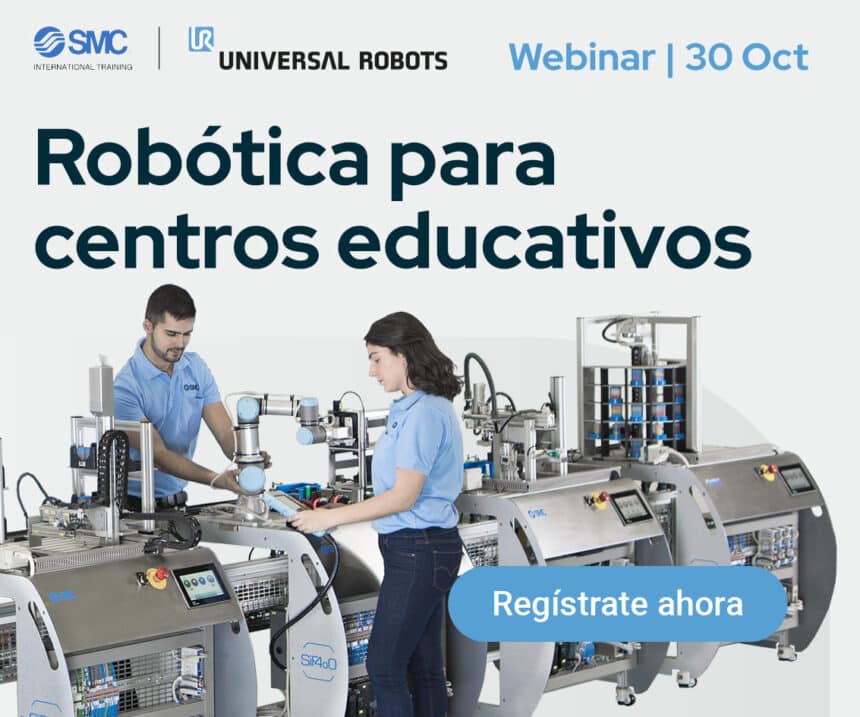 El webinar gratuito para docentes de FP de robótica o automatización