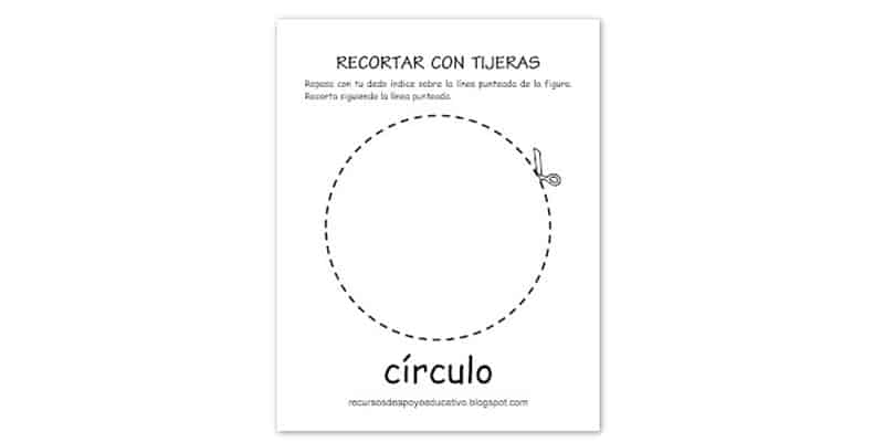 Fichas para recortar