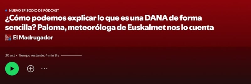 Cómo se forma una DANA