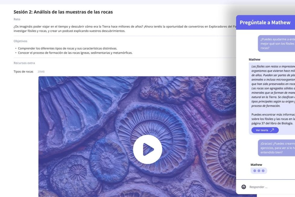 El asistente educativo que simplifica la enseñanza competencial Mathew