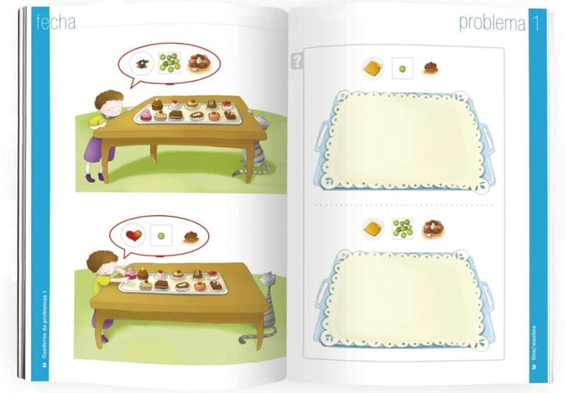 primeros problemas matemáticos en Infantil
