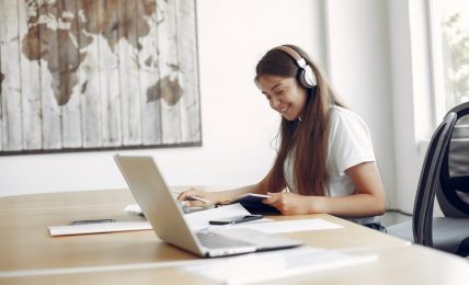 método 5s chica estudiando