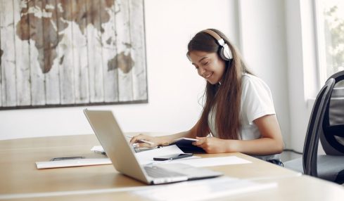 método 5s chica estudiando