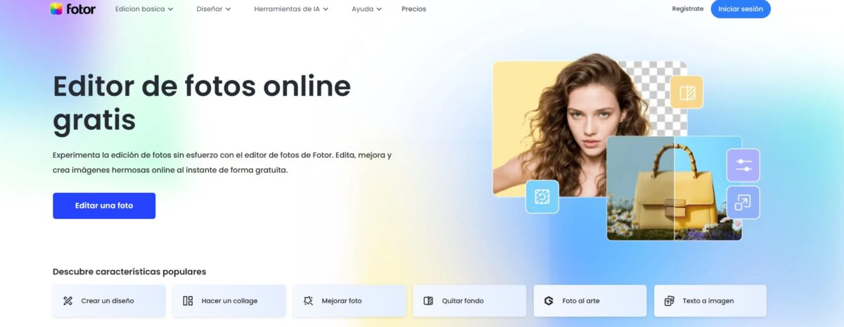 Fotor - crear imágenes con IA