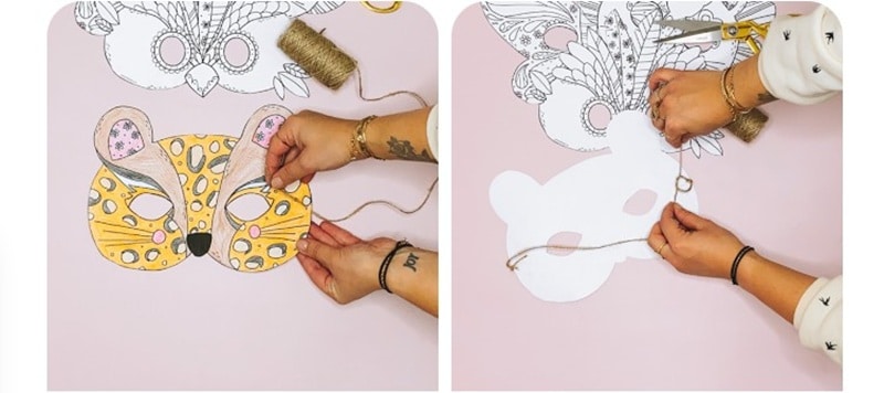 Dibujos de carnaval para colorear